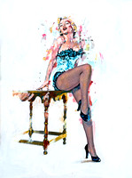 Marilyn Monroe - Turquoise Bustier