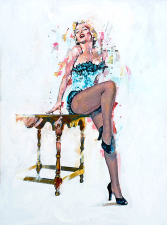 Marilyn Monroe - Turquoise Bustier