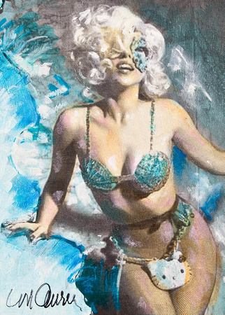 Lady Gaga Aqua Bikini