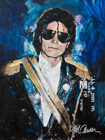 Michael Jackson in Dress Blues